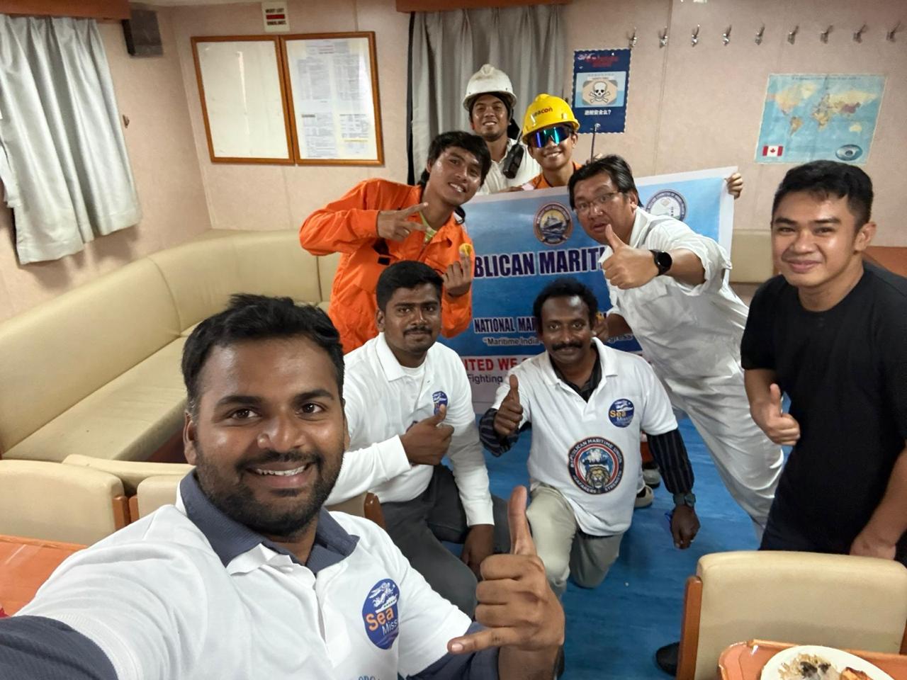RMU crew onboard